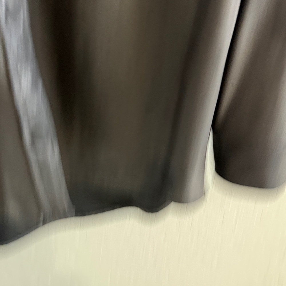 Gianni Bini Black Shirt extra long snap up shirt shimmery material.  Size medium - Picture 6 of 15